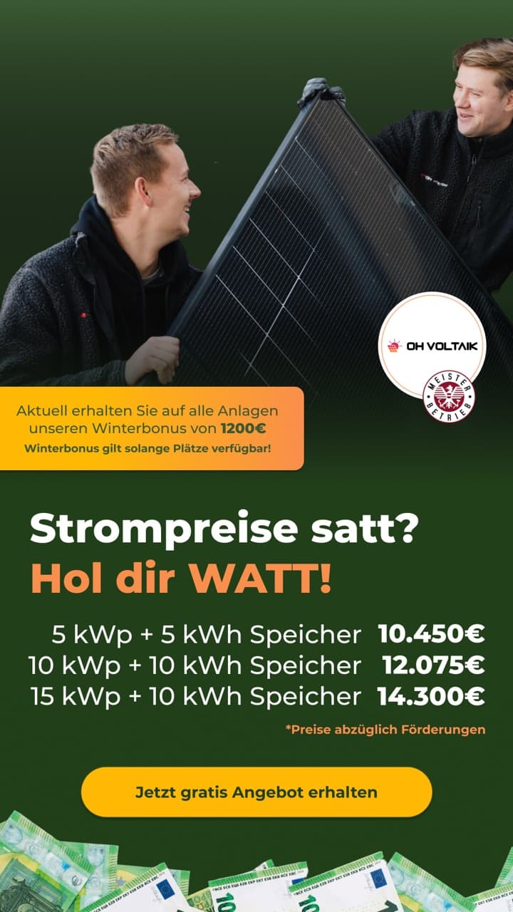 OH Voltaik · Meta Ad · Förderung
