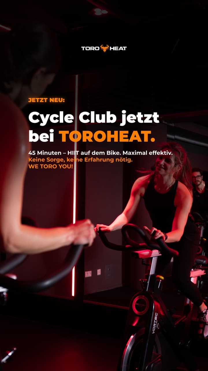 Meta-Anzeige: Cycle Club, HIIT auf dem Bike