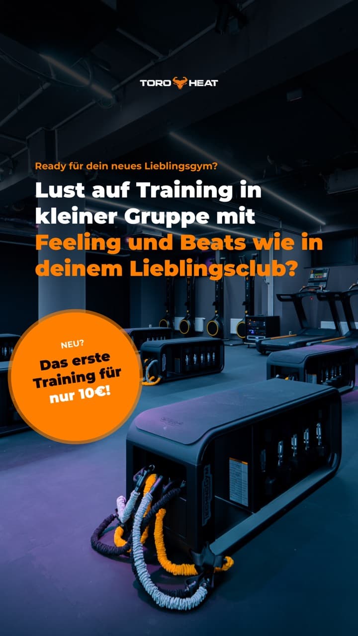 Meta-Anzeige: Training in kleiner Gruppe, erstes Training für 10 €